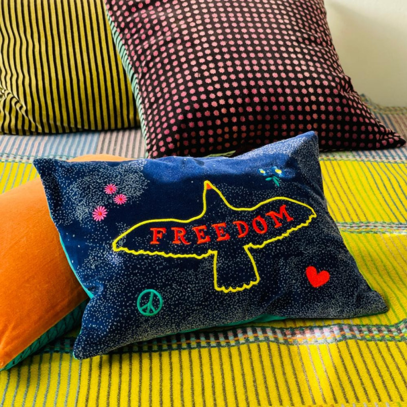 Kissenhülle Freedom blue 3040