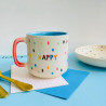Mug L happy dots