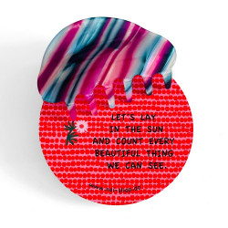 Hairclip/ Hairclaw diagonal stripe mix