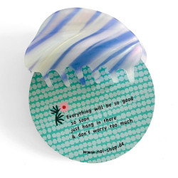 Hairclip/ Hairclaw diagonal stripe mix