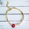 Armband Goldbead Fancy flower mix