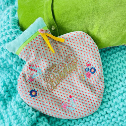 Hot-Water Bottle Velvet Heart Ruhetag