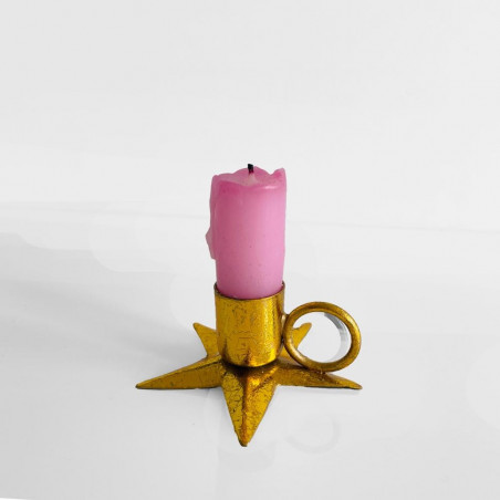 Bougeoir Sparkle gold Star