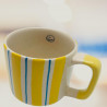 Tasse S stripe yellow