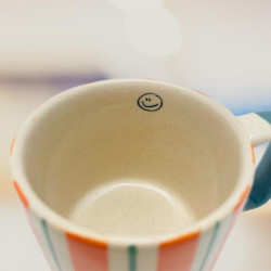 Tasse S stripe orange