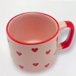 Mug S Ceramique Hearts with Hearts