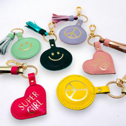 Schlüsselanhänger peace, heart & smile