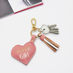 Schlüsselanhänger peace, heart & smile