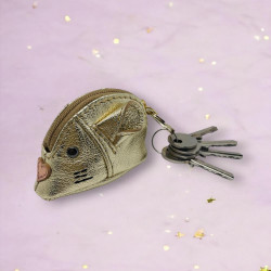 Porte Clé Cashmouse Leather gold