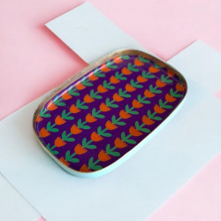 Minischale flowerline lilac