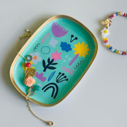 Mini Tray Naive Flowers