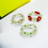 Ring elastic Flower col mix