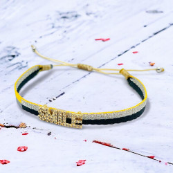 Armband Woven Tape Smile stripe