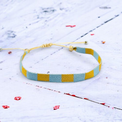 Bracelet Woven Tape bold stripe