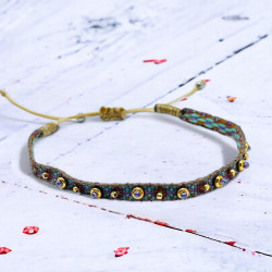 Bracelet Woven Tape Peace