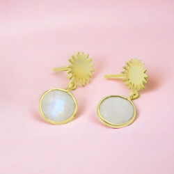 Boucles d´Oreilles ART N bead star natural