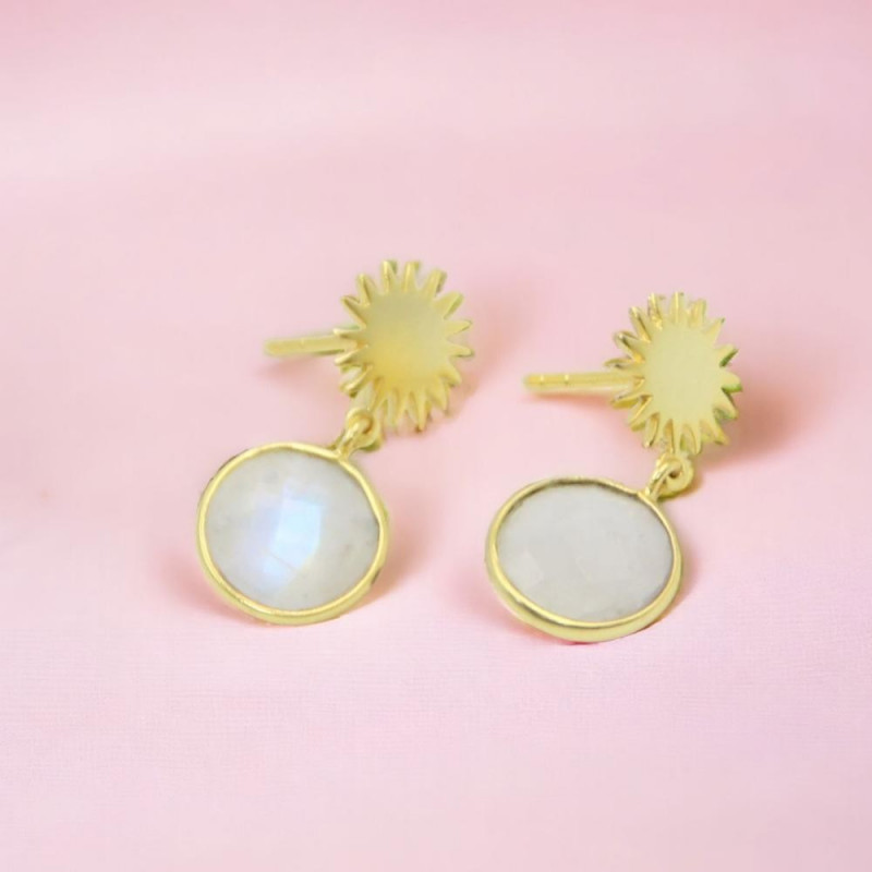 Boucles d´Oreilles ART N bead star natural