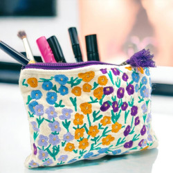 Täschchen zip mini wildflowers