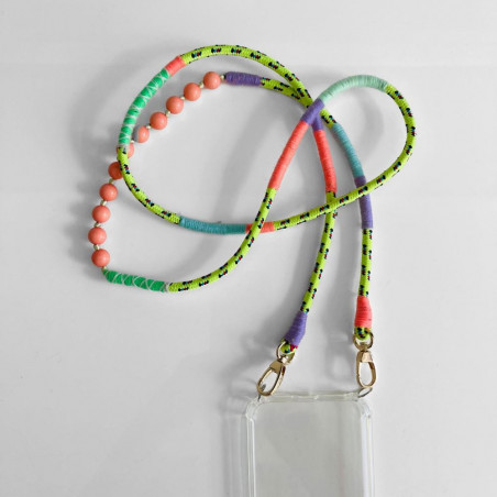 Porte-Clés/ Lanyard Handyband Wrap + Beads