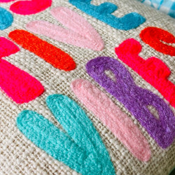 Housse de Coussin Positive vibe 3030