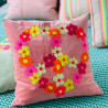 Cushion cover Flowerheart Samt 5050