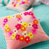Coussin Flowerheart Samt 5050