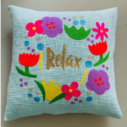 Cushion cover Relax slub 5050
