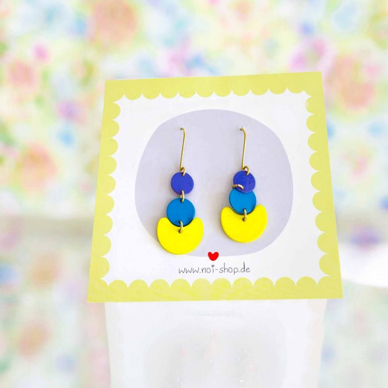 Earrings PopArt Halfmoon