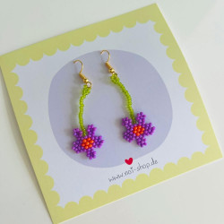 Boucles d´Oreilles sweet flower mix 1