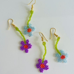 Boucles d´Oreilles sweet flower mix 1