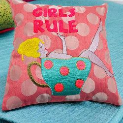 Housse de Coussin Girls Rule 3030