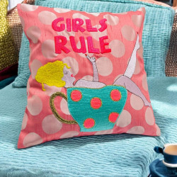 Housse de Coussin Girls Rule 3030
