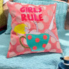 Cushion cover Girls Rule 3030