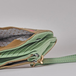 Wallet Leather Patchouli HK olive