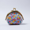 Bourse Mini Clip Millefleur viola
