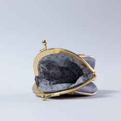 Pouch Mini Clip Millefleur viola