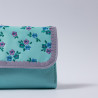 Portemonnaie Leder ind Millefleur ltblue