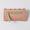 Wallet Leather ind Millefleur apricot