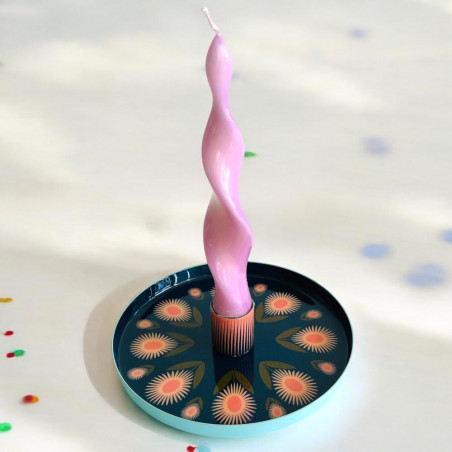 Kerzenhalter Print Geoflower