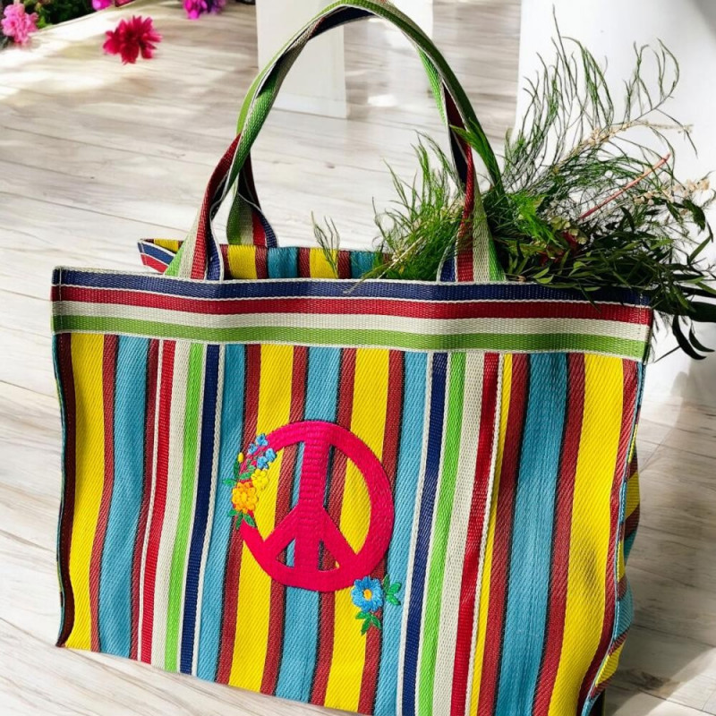 Shopper XL recycled plastic Peace