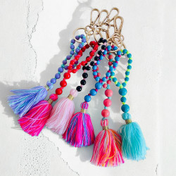 KeychainBead chain Tassle
