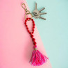 Keychain Bead chain Tassle