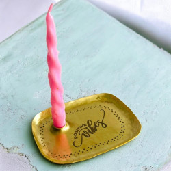 trinket dish Brass good vibes