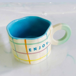 Mug ceramic Organic L Karo enjoy