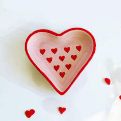 Trinket Dish organic heart L Hearts