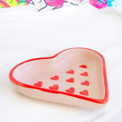 Trinket Dish organic heart L Hearts