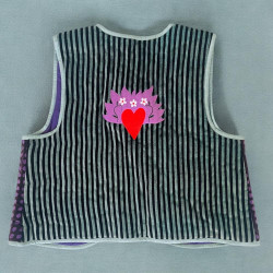 Weste Samt Loveheart