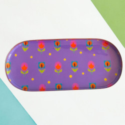 Tray M viola Mini Geoflower