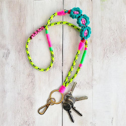 Porte-Clés/ Lanyard 3 flower