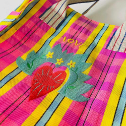 Shopper recycled plastic Loveheart 25